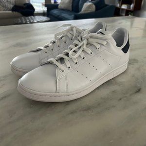 adidas Originals Men's Stan Smith Sneaker White/Collegiate Navy 11.5 no box